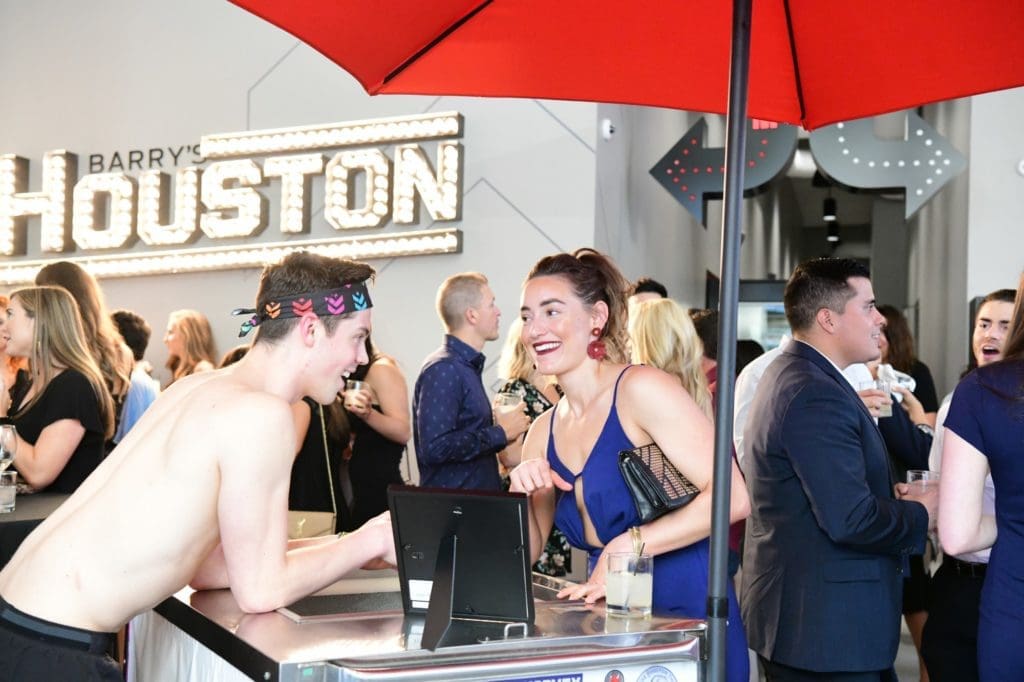 New River Oaks Fitness Mecca Opens Up its Infamous Red Room to a Beautiful Party Crowd