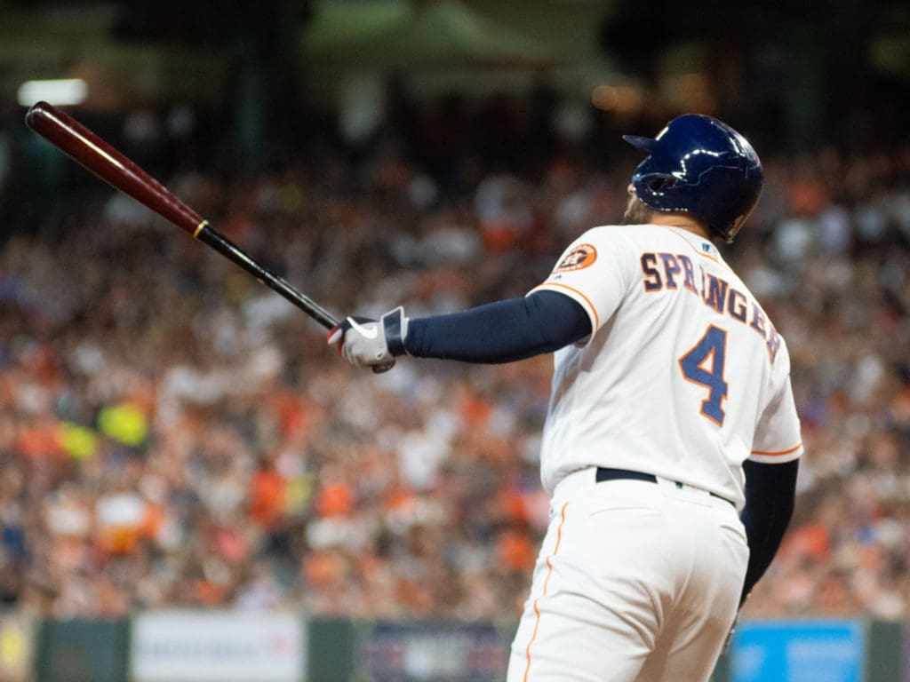 George Springer is a game changer who recognizes Jose Altuve's unique gift. (Photo by F. Carter Smith)