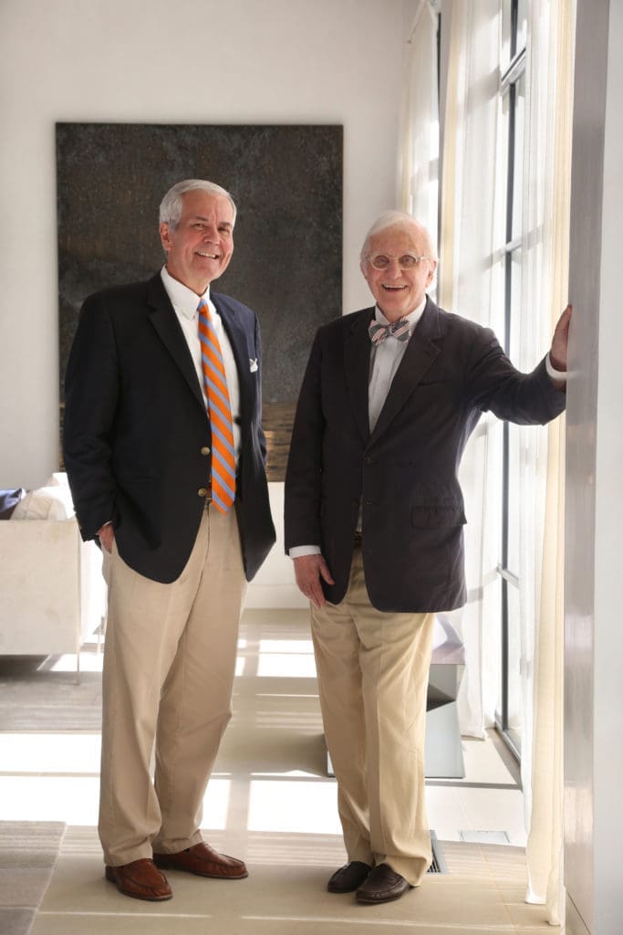 Architect Ralph Duesing and interior designer Joseph Minton (Photo by Emily Minton Redfield)