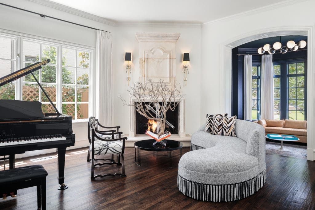 Wide open spaces and lighting in all the right places offer an airy and bright feel. 