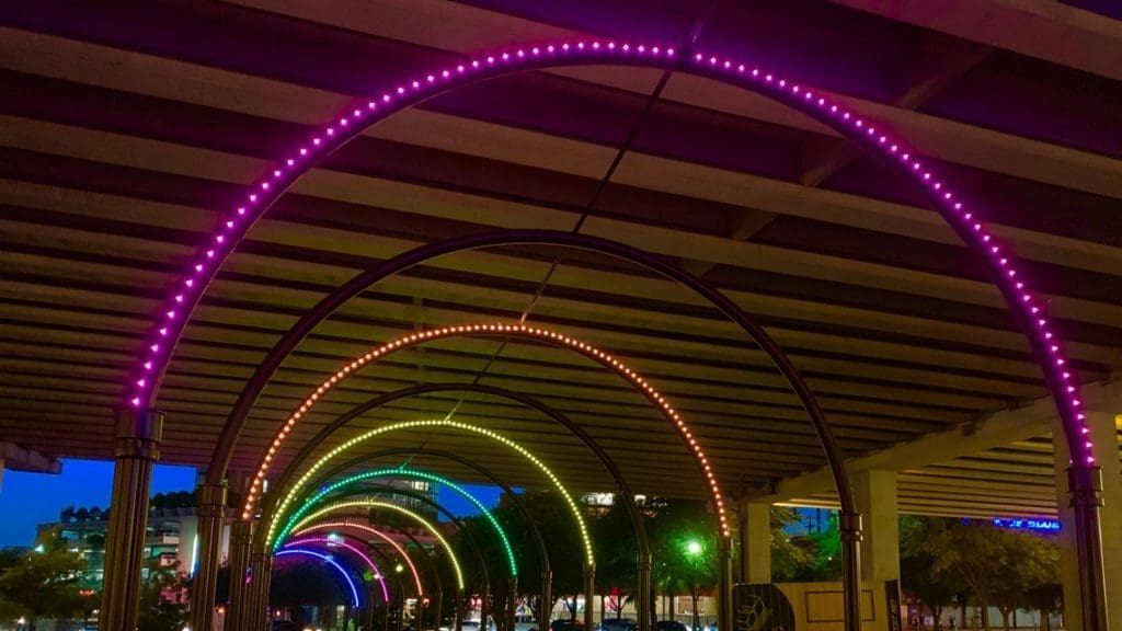 Historic Dallas Neighborhood Being Reborn With Giant Adult Swings and Iconic Arches