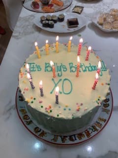 Billy's birthday cake.