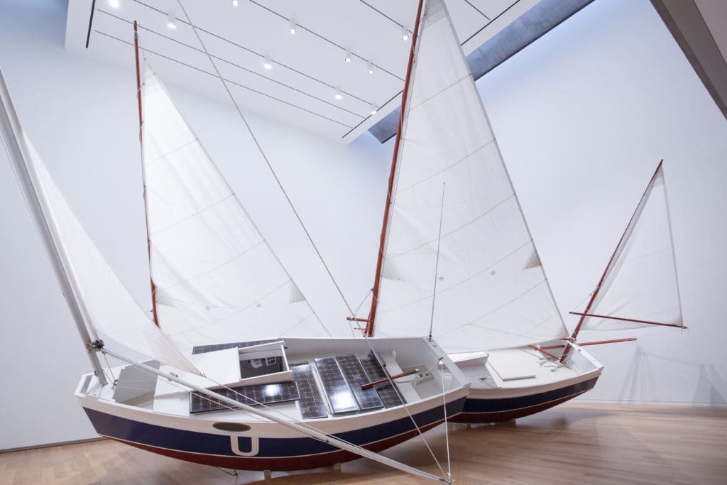 Chris Burden's "Three Ghost Ships," 1991