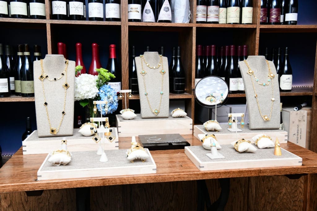 The Geometric collection on display at a'Bouzy. (Photo by Daniel Ortiz)