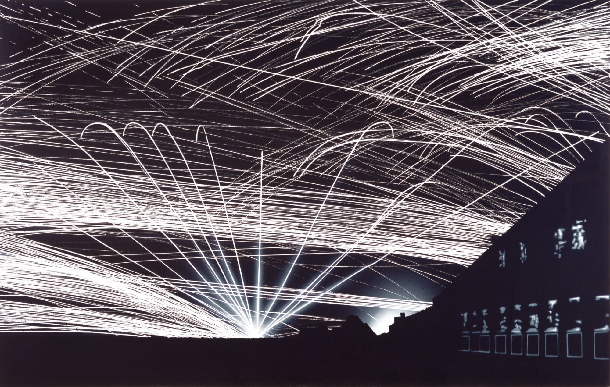 Jack Goldstein’s “Untitled (#61 Burning City),” 1981