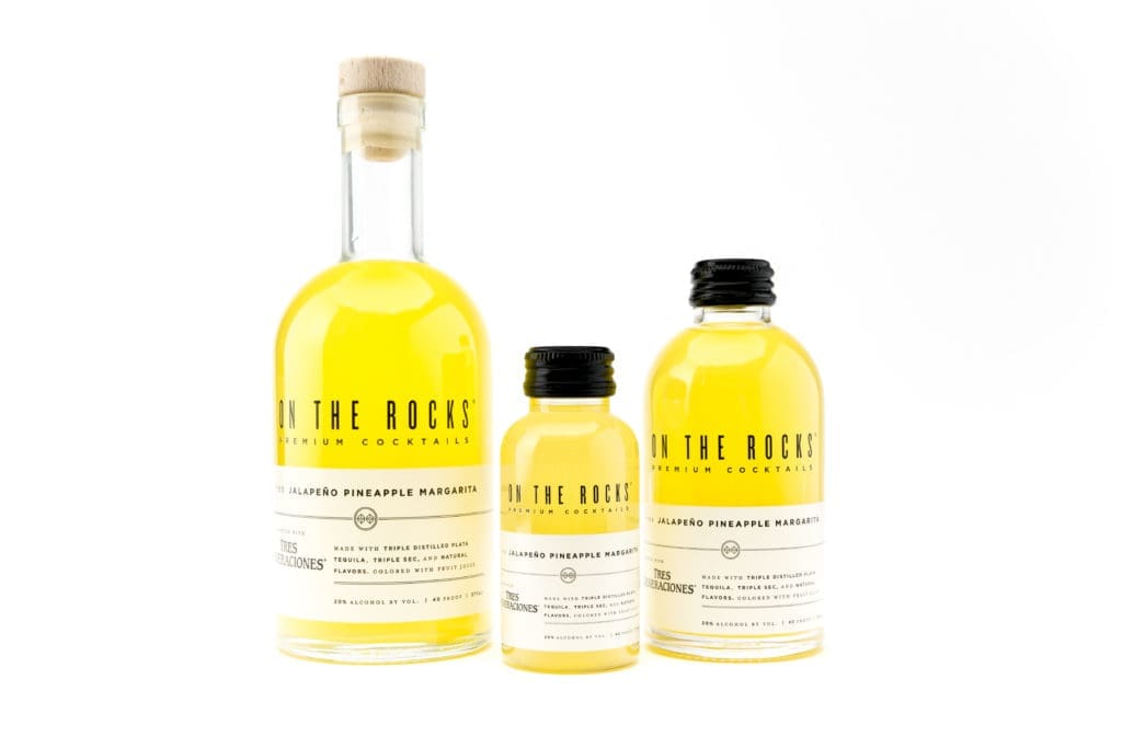 On The Rocks makes a great pre-made Jalapeno Pineapple Margarita.