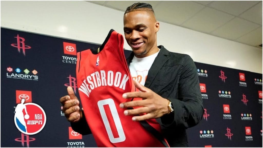 Russell Westbrook is all in on his new life as a Houston Rocket.