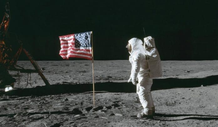 This month marks the 50th Anniversary of the iconic moon landing.  (Photo by Photos by NASA)