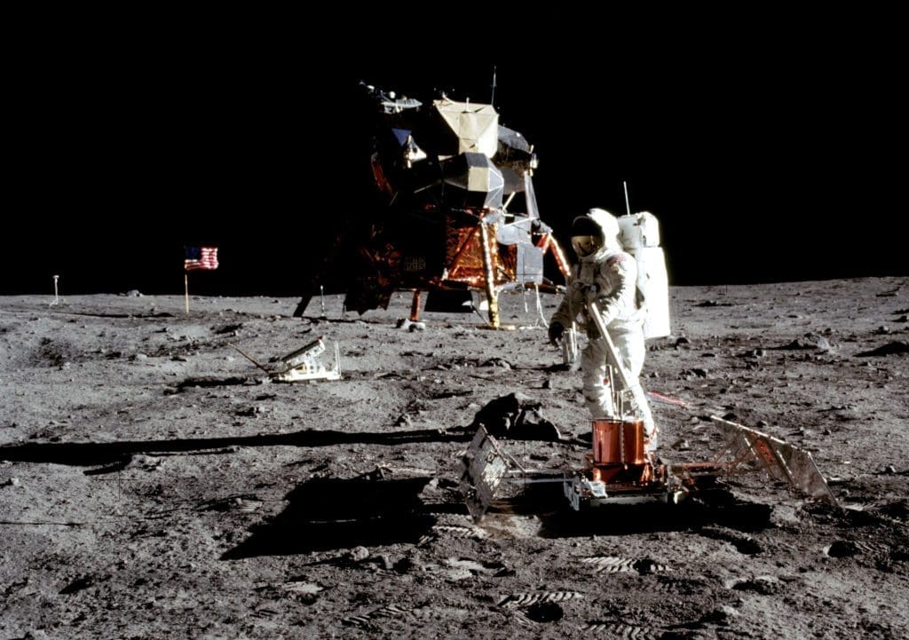 Neil Armstrong has the coolest resume.  (Photo by NASA)