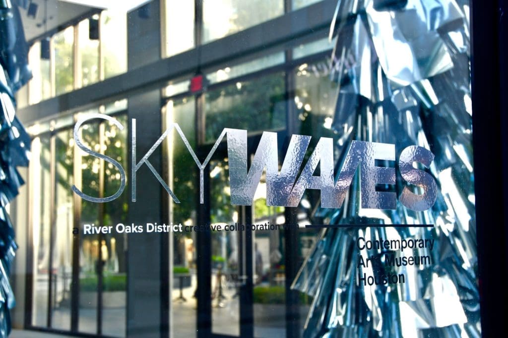Skywaves is a collaboration with the Contemporary Arts Museum Houston. 