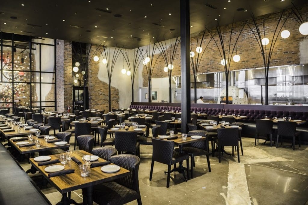 Bold Design Makes Marq’E Center’s New Restaurant Anything But Just a Spaghetti Warehouse Redo — a <em>PaperCity</em> Exclusive