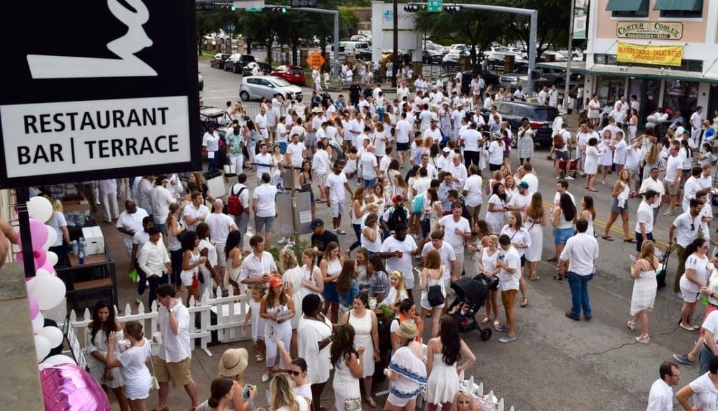 19th Street will be a sea of white at White Linen Night next Saturday.