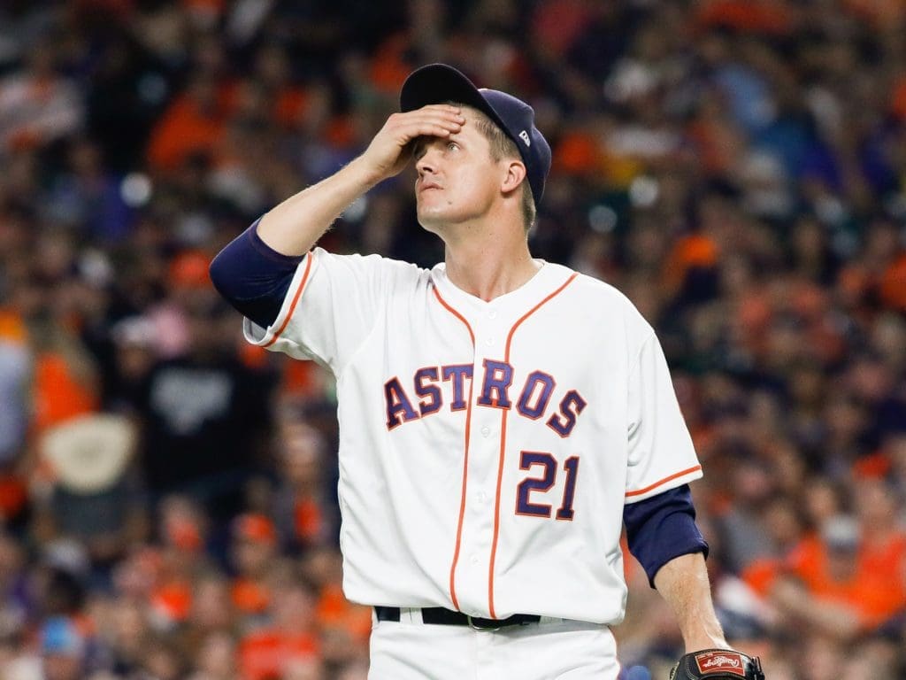 Zack Greinke is under some pressure  with the Houston Astros now. (Photo by F. Carter Smith)