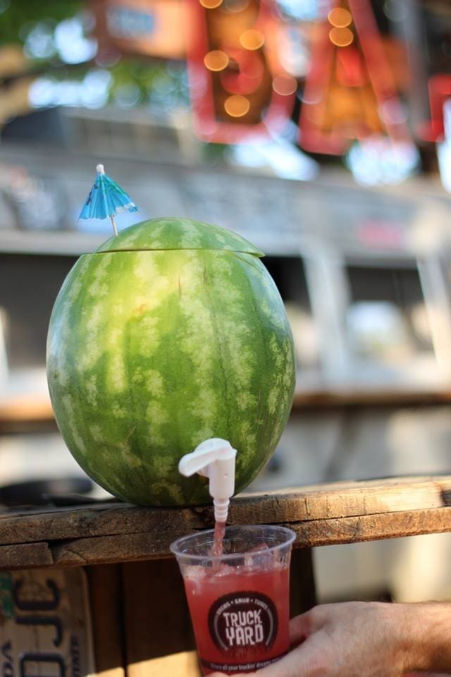 Truck Yard's famous watermelon keg.