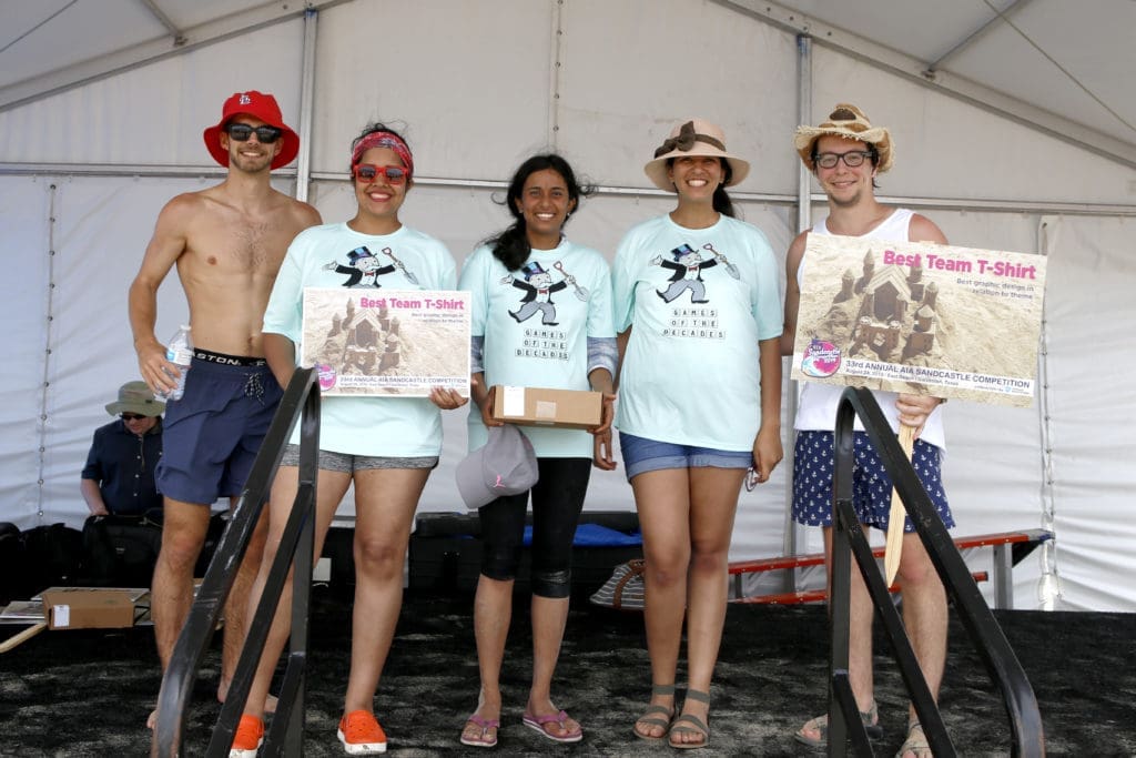 Best Team T-shirt honors went to the 'Game of the Decades' by Walter P Moore. (Photo by Rhonda Lowe)
