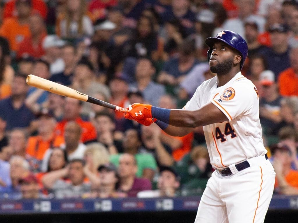 Yordan Alvarez just keeps hitting home runs. (Photo by F. Carter Smith)