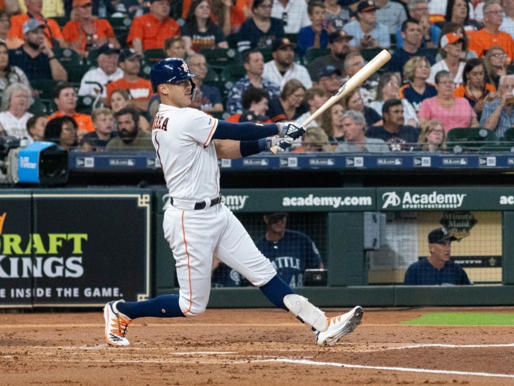 Carlos Correa knows big swings. (Photo by F. Carter Smith)