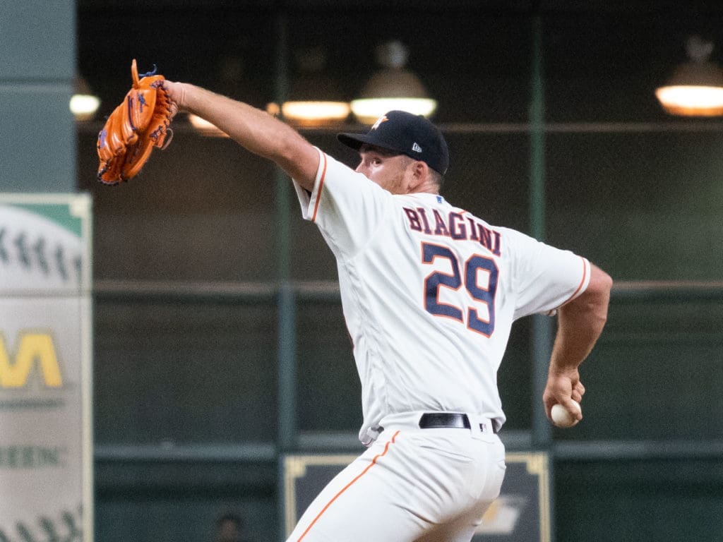 New reliever Joe Biagini is much more than just the Houston Astros' new resident comedian. (Photo by F. Carter Smith)