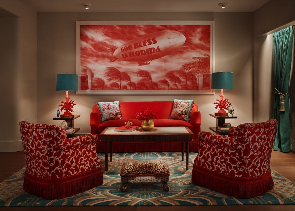 One of the well-appointed Faena Hotel rooms.