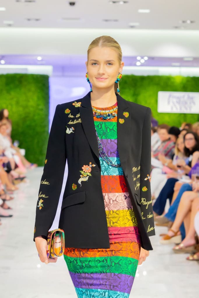 A 2019 take on making a statement with an animal print. (Photo by Laura McCarthy/Elusive Images)