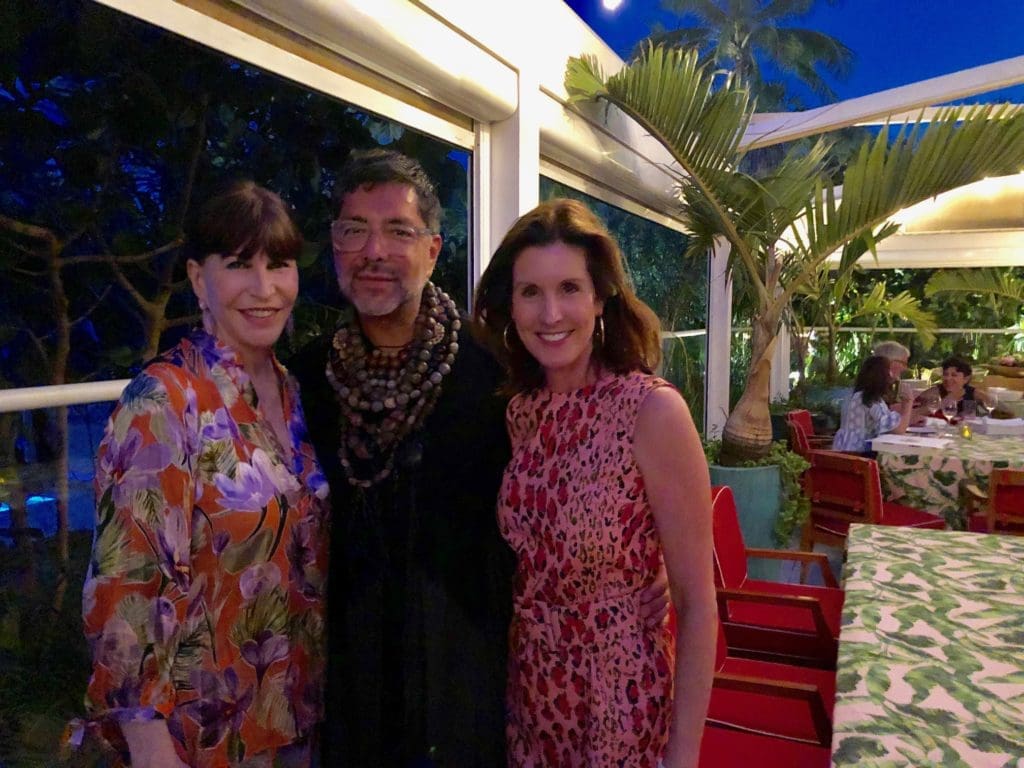 Shelby Hodge, Ceron, Phoebe Tudor at the pizza and rosé party.
