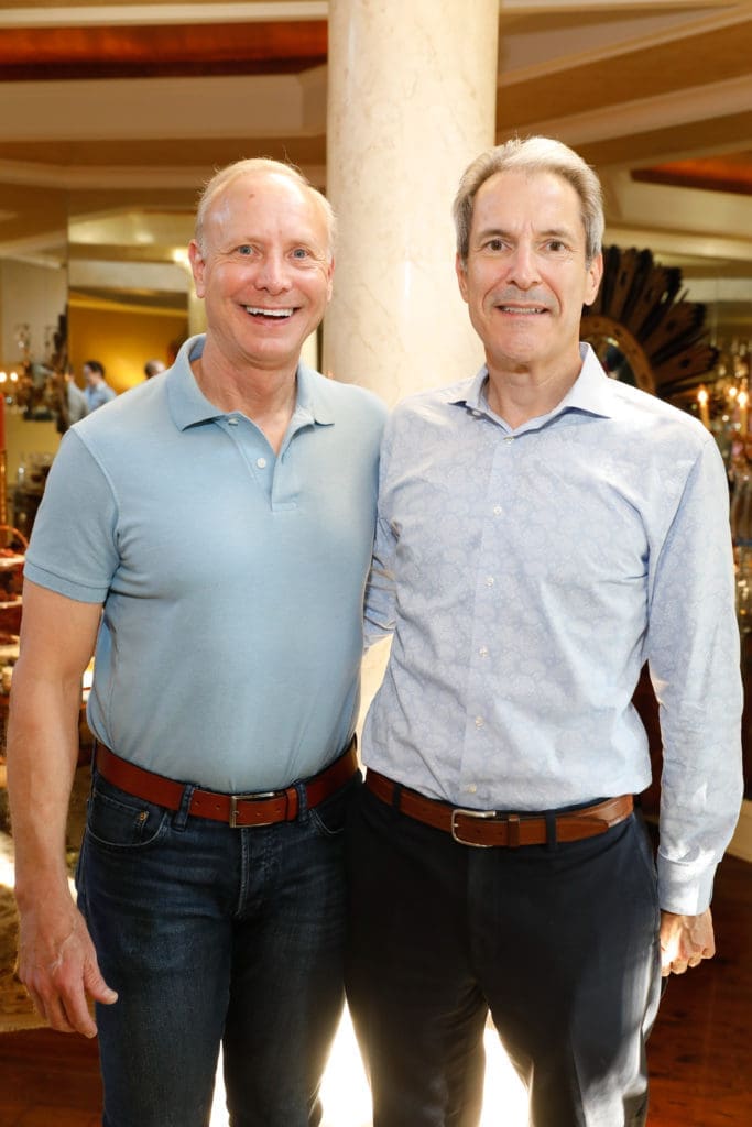 Bob Bures, Tom Seymour at the kick-off party (Photo by Daniel Ortiz)