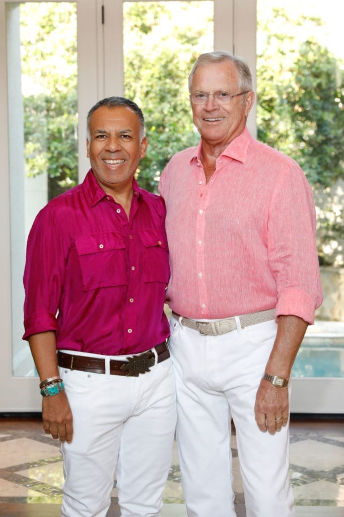 Tony Bravo, Richard Werner at the kick-off party (Photo by Daniel Ortiz)