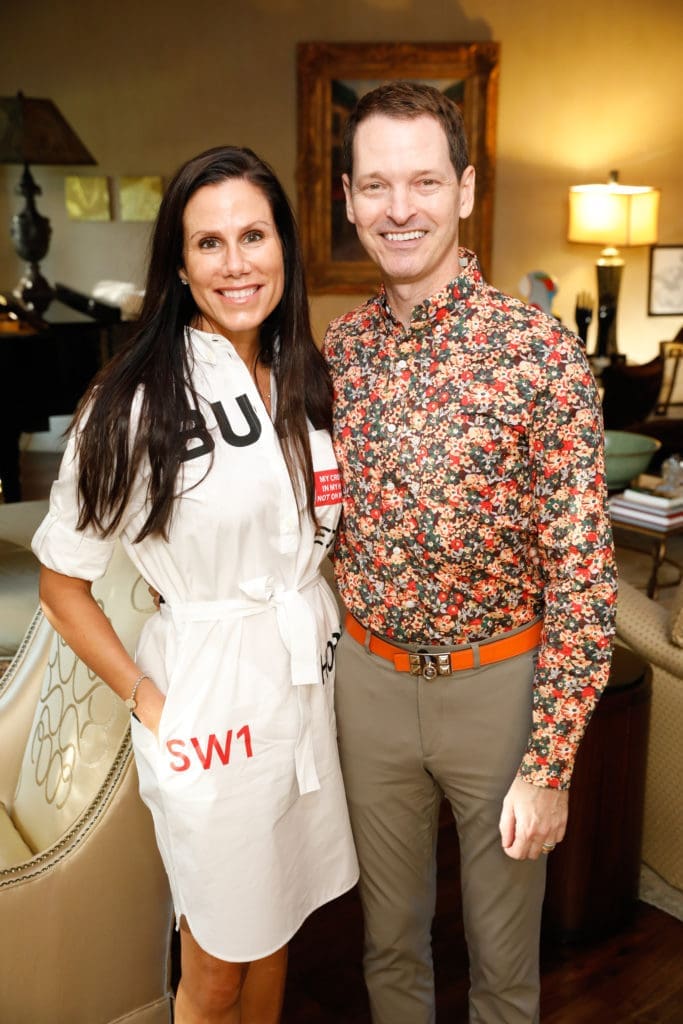 Maria Casarella, Brian McCulloch at the kick-off party (Photo by Daniel Ortiz)