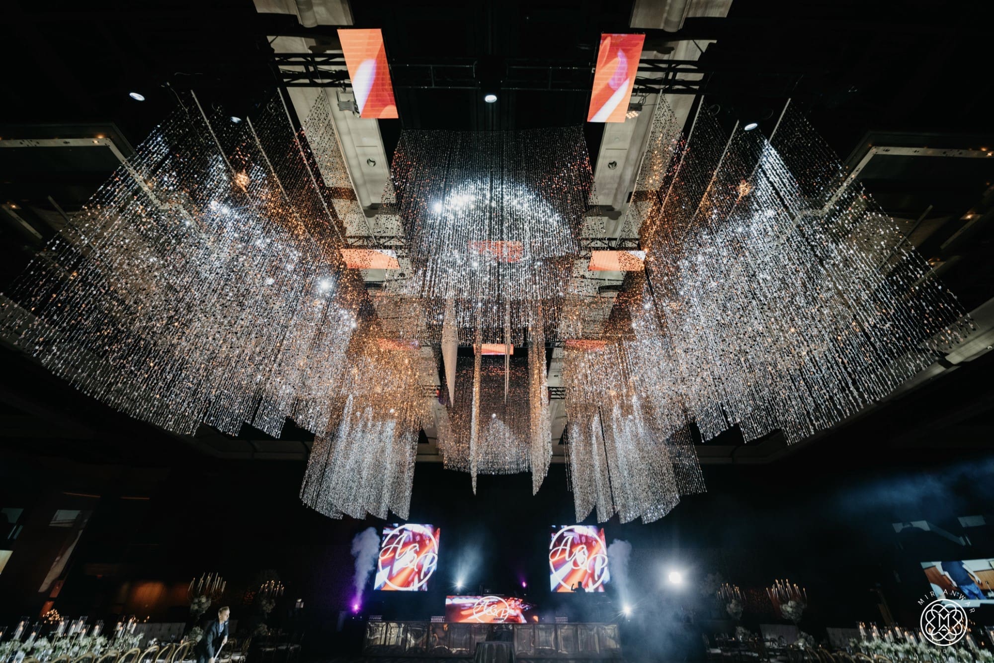 The Landmark Ballroom was transformed into Las Vegas Nightclub for the celebration. (Photo by Mir Anwar Studios)