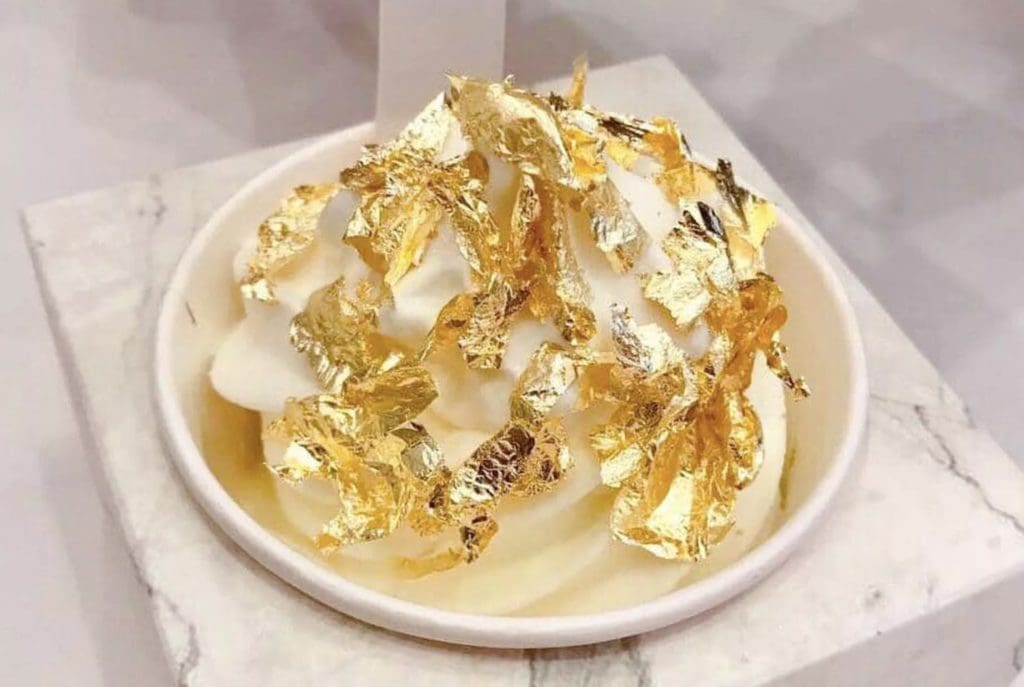 24-Karat Gold Ice Cream Shakes Up Houston’s Soft Serve Scene — it’s a Shanghai Sensation