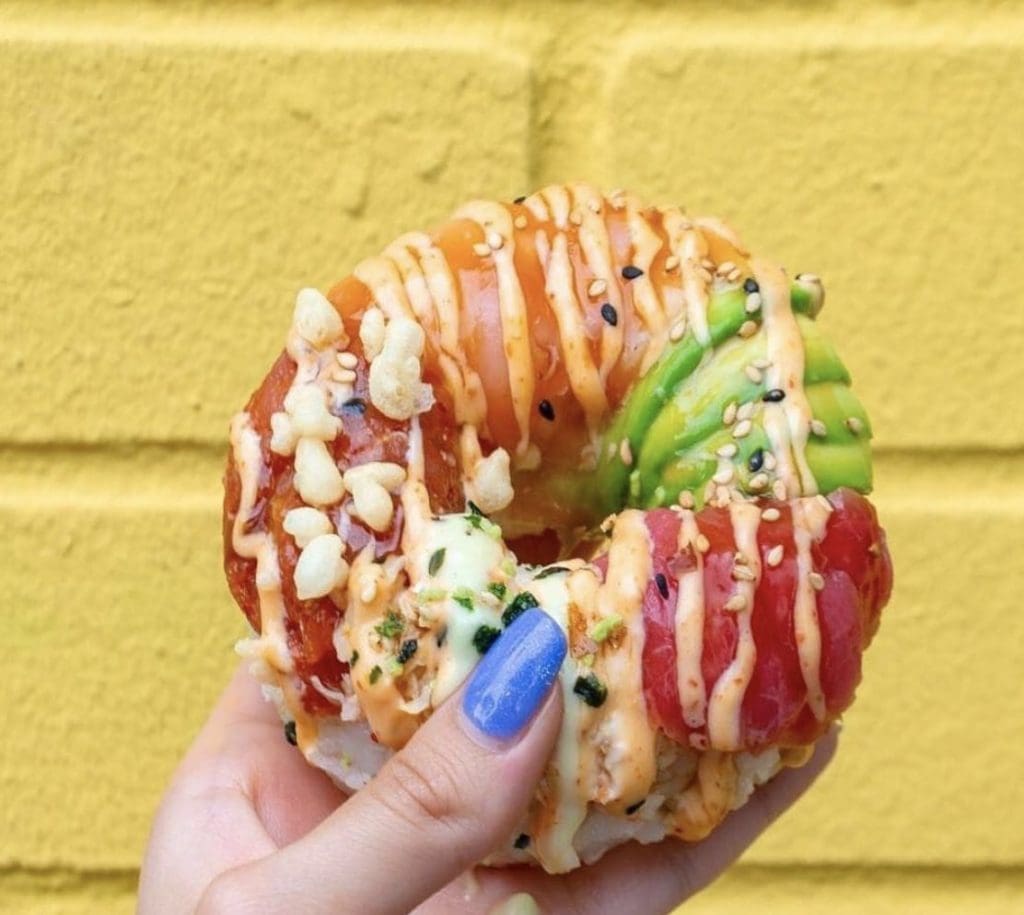 Shape Shifting Sushi Invades Houston — Hot Atlanta Spot Brings Sushi Pizza, Donuts and Corndogs