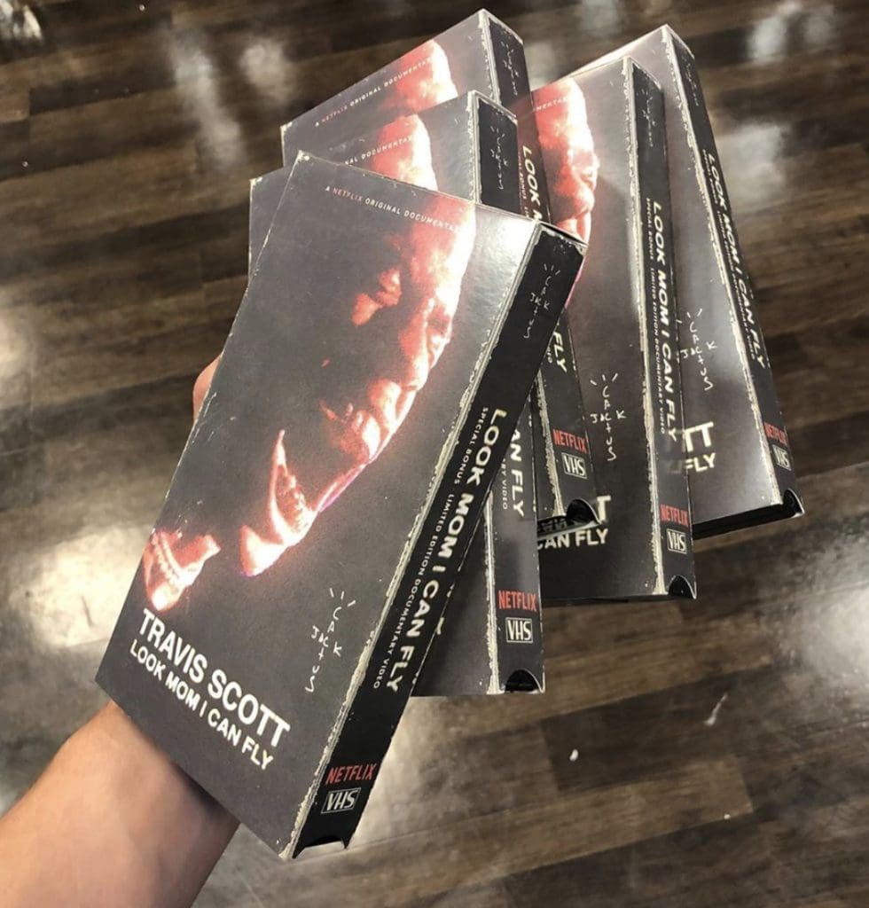 It doesn't take much to entice Travis Scott fans. 