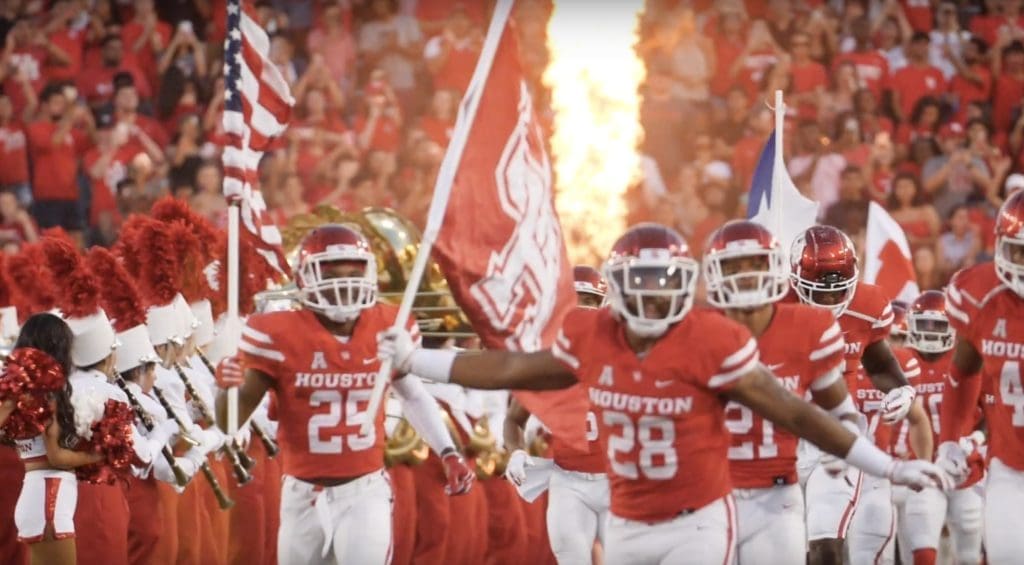 The University of Houston's exciting new commercial shows any day is game day. 