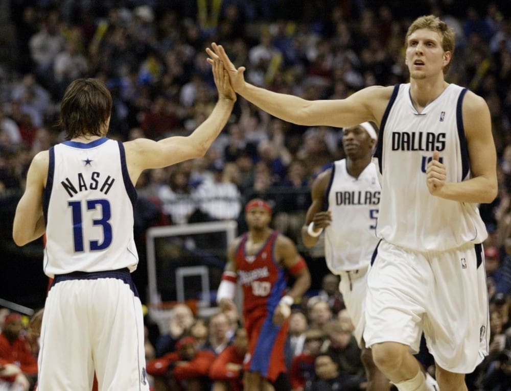Dirk Nowitzki and Steve Nash will reunite at the tennis classic. 