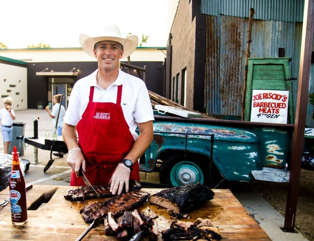 Joe Riscky recently opened up his own barbecue joint, Joe Risky's.