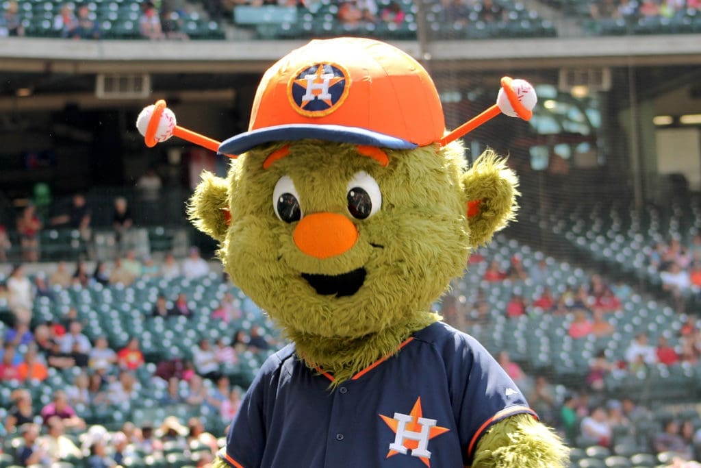 Orbit is half the fun of an Astros game. 