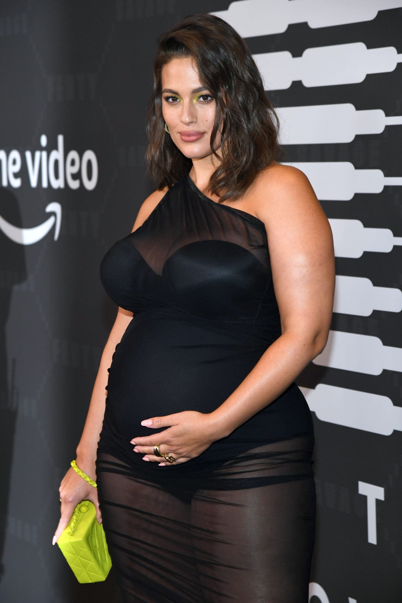 Ashley Graham was in the audience at the Savage X Fenty Show. (Photo by Kevin Mazur/Getty Images for Savage X Fenty Show Presented by Amazon Prime Video )