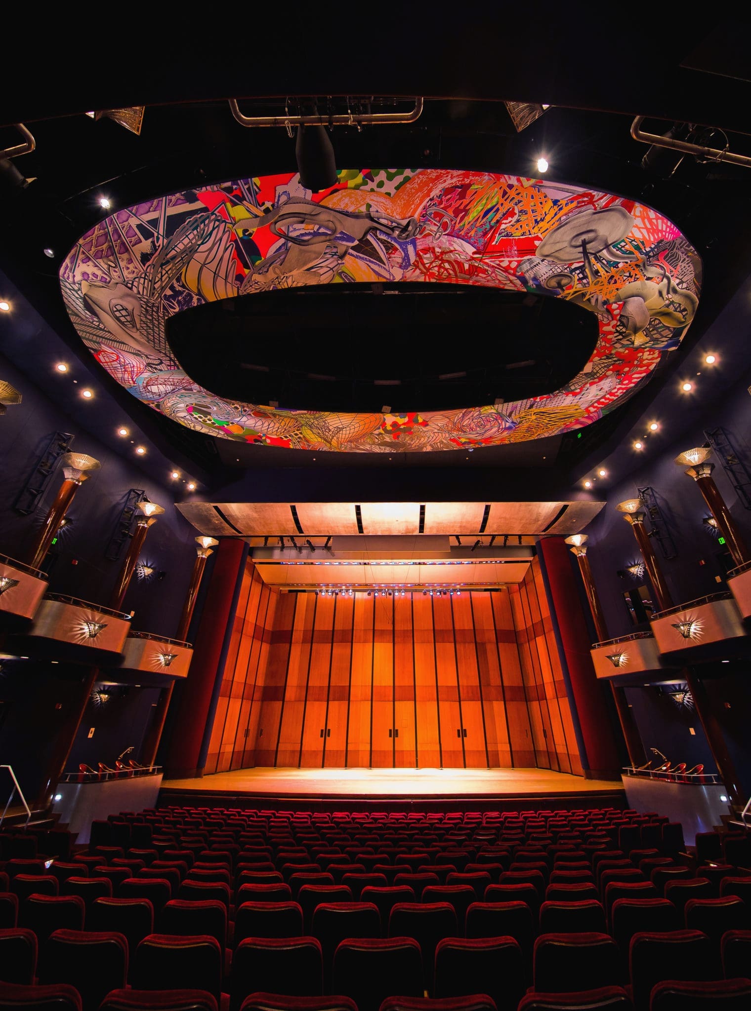 Frank Stella’s "Euphonia," 1997, at the Moores School of Music.