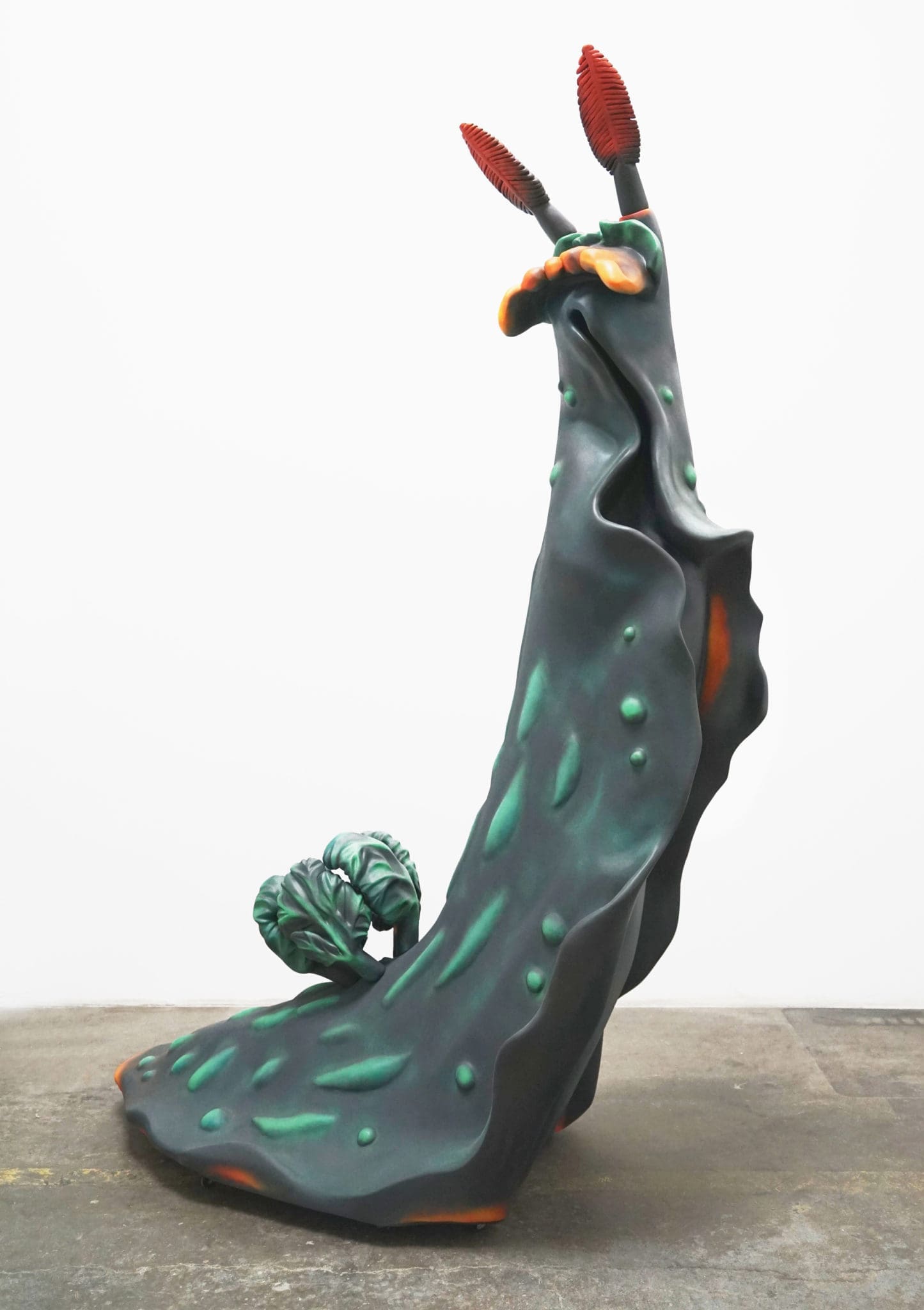 Suzette Mouchaty’s "Nudibranch I," 2018. The scientist turned artist was one of the talents Anya Tish Gallery championed. 