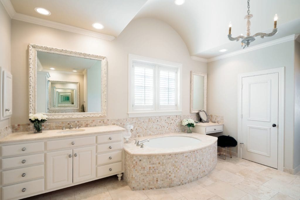 The master bath is a real treat. 