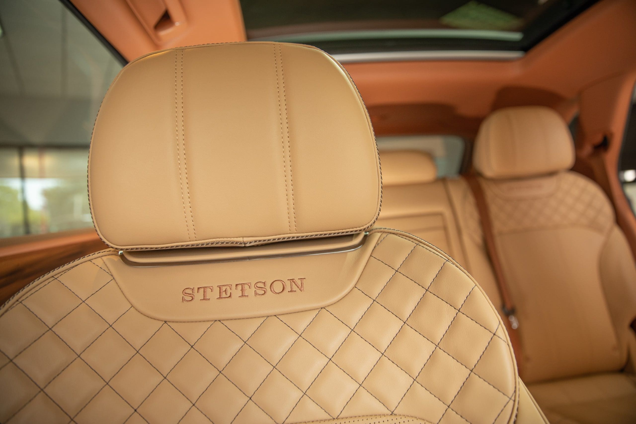 The interior features boot stitching throughout.  (Photo by Park Place Dealerships)