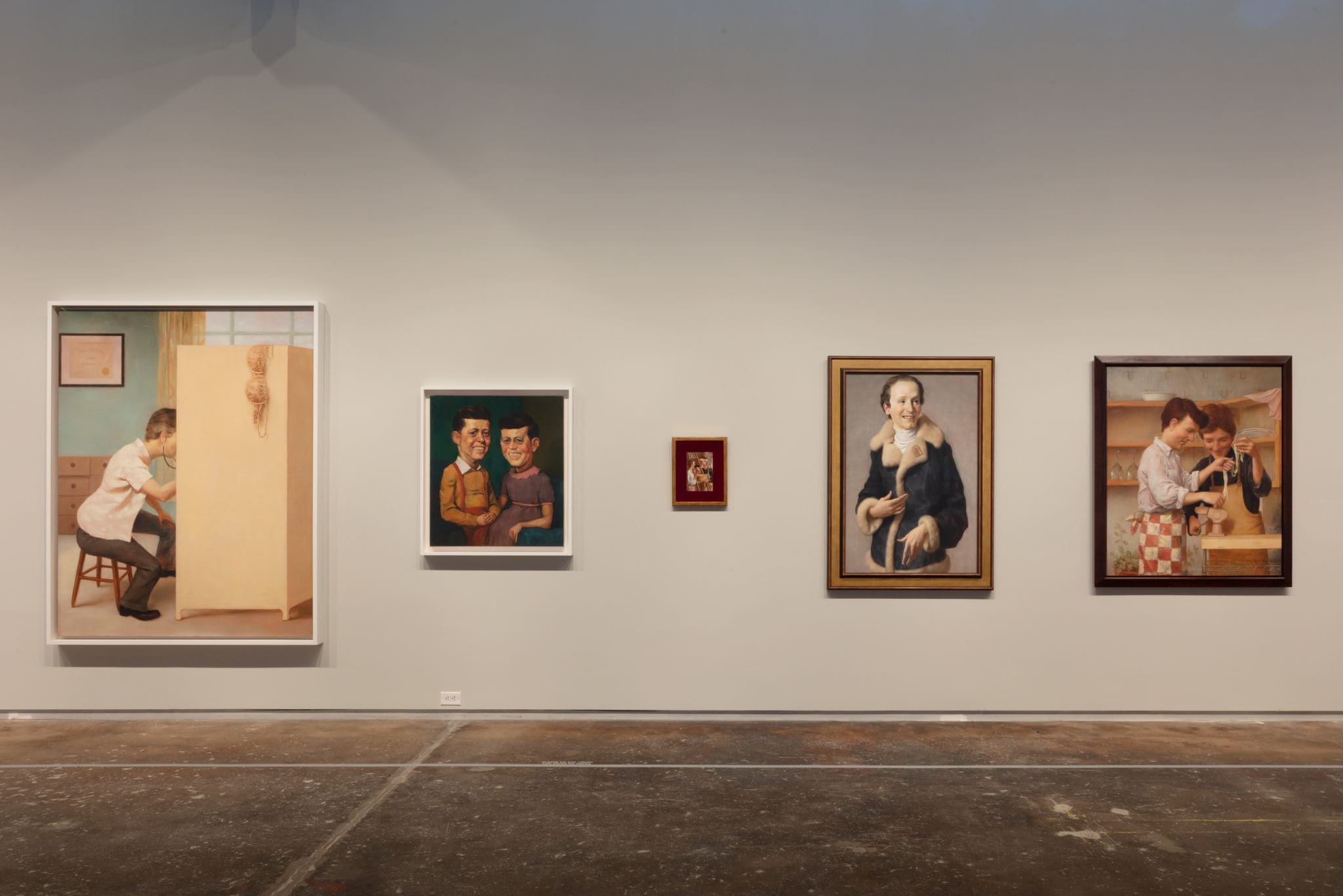 Art from John Currin's "My Life As A Man" exhibition. (Photo by Kevin Todora)