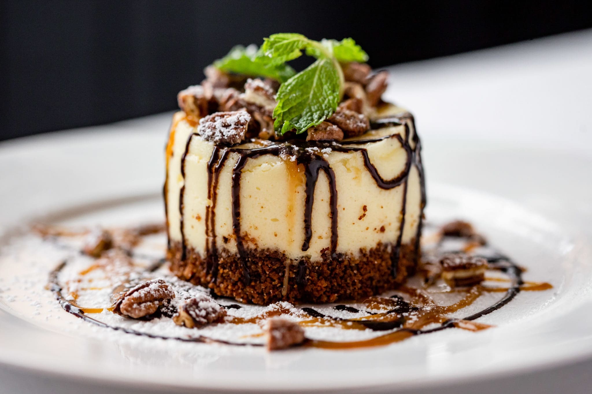 Turtle cheesecake, The Annie Café & Bar (Photo by Kirsten Gilliam)