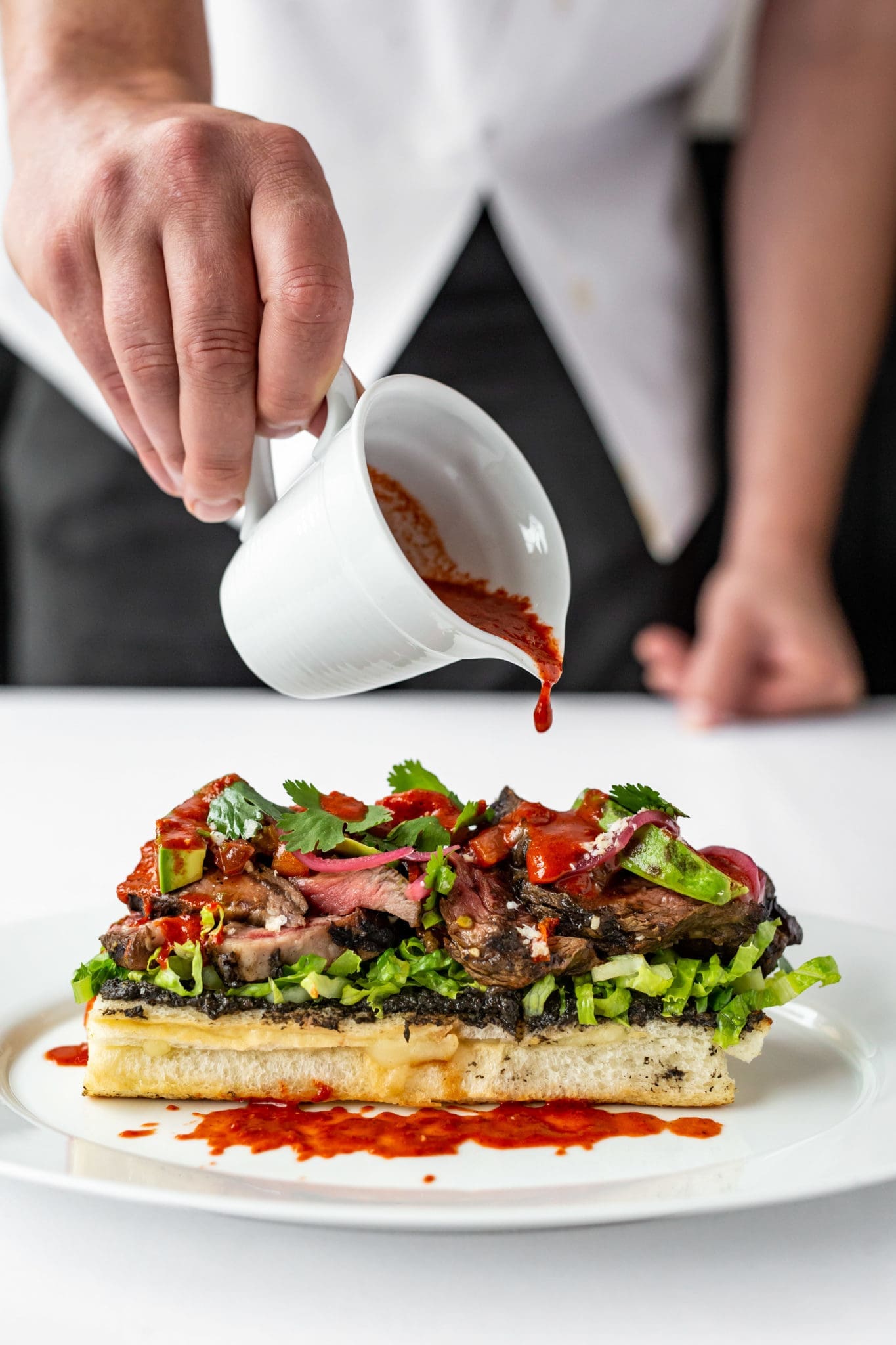 Steak sandwich, The Annie Café & Bar (Photo by Kirsten Gilliam)