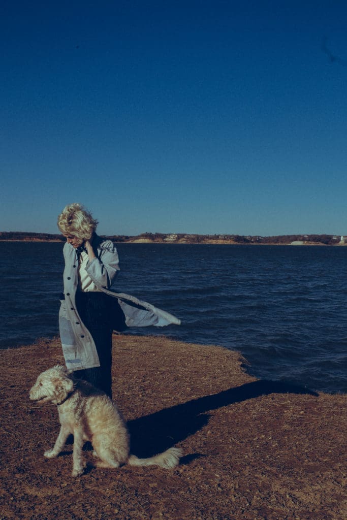 Rambo with her dog, Layla (Photo by Rambo )