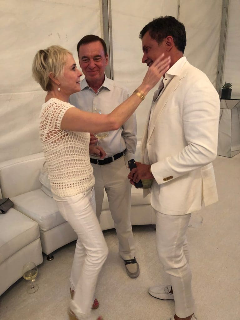 Karen & Mike Mayell, Monsour Taghdisi (Photo Shelby Hodge)