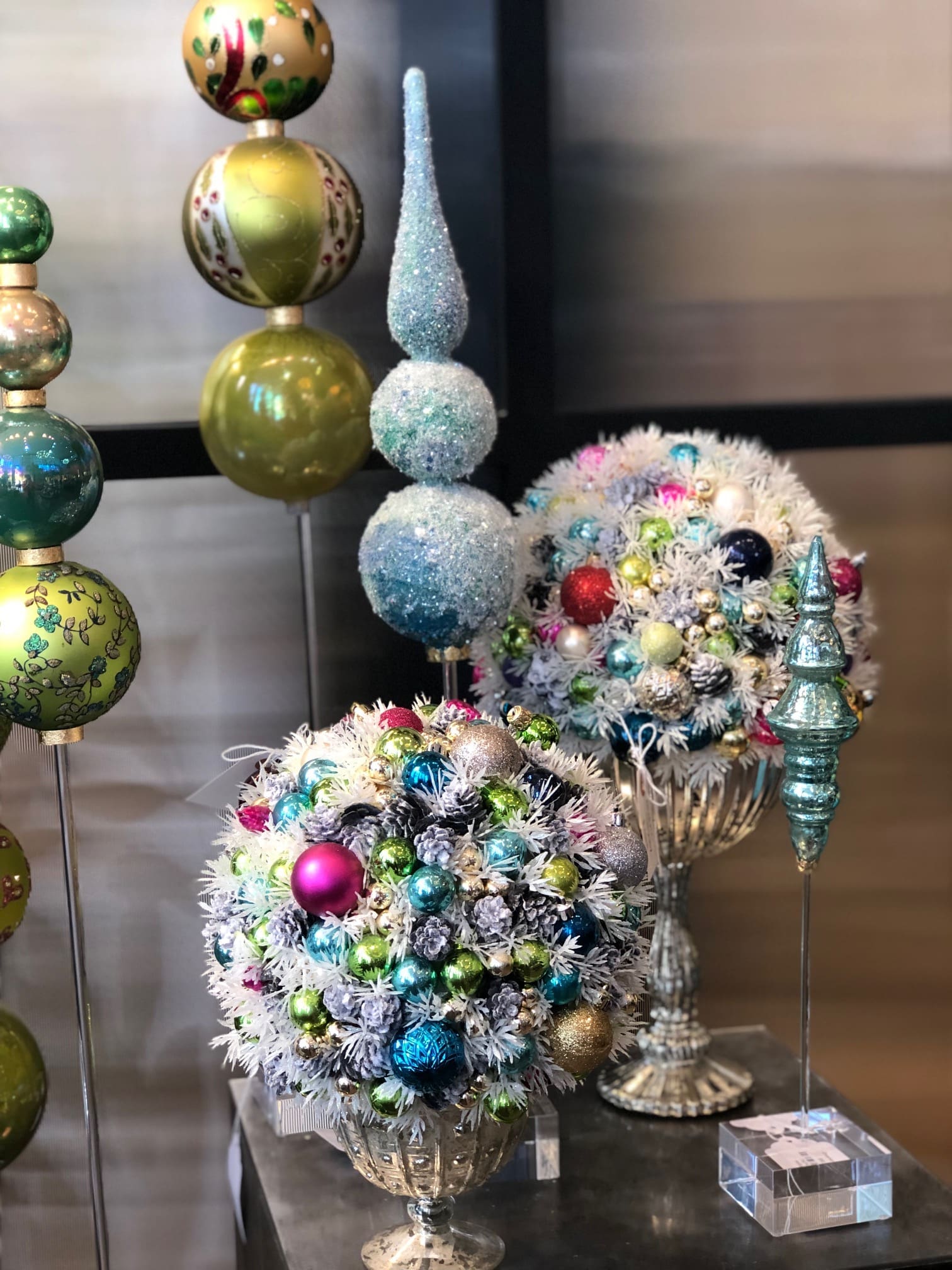 Holiday decorations are made in-house by Avant Garden talents. (Photo by Shelby Hodge)