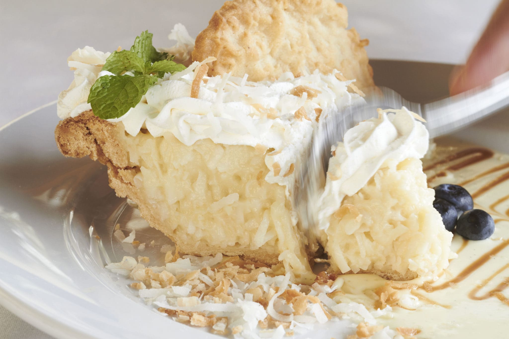 Save room for Al's famous and decadent coconut cream pie.