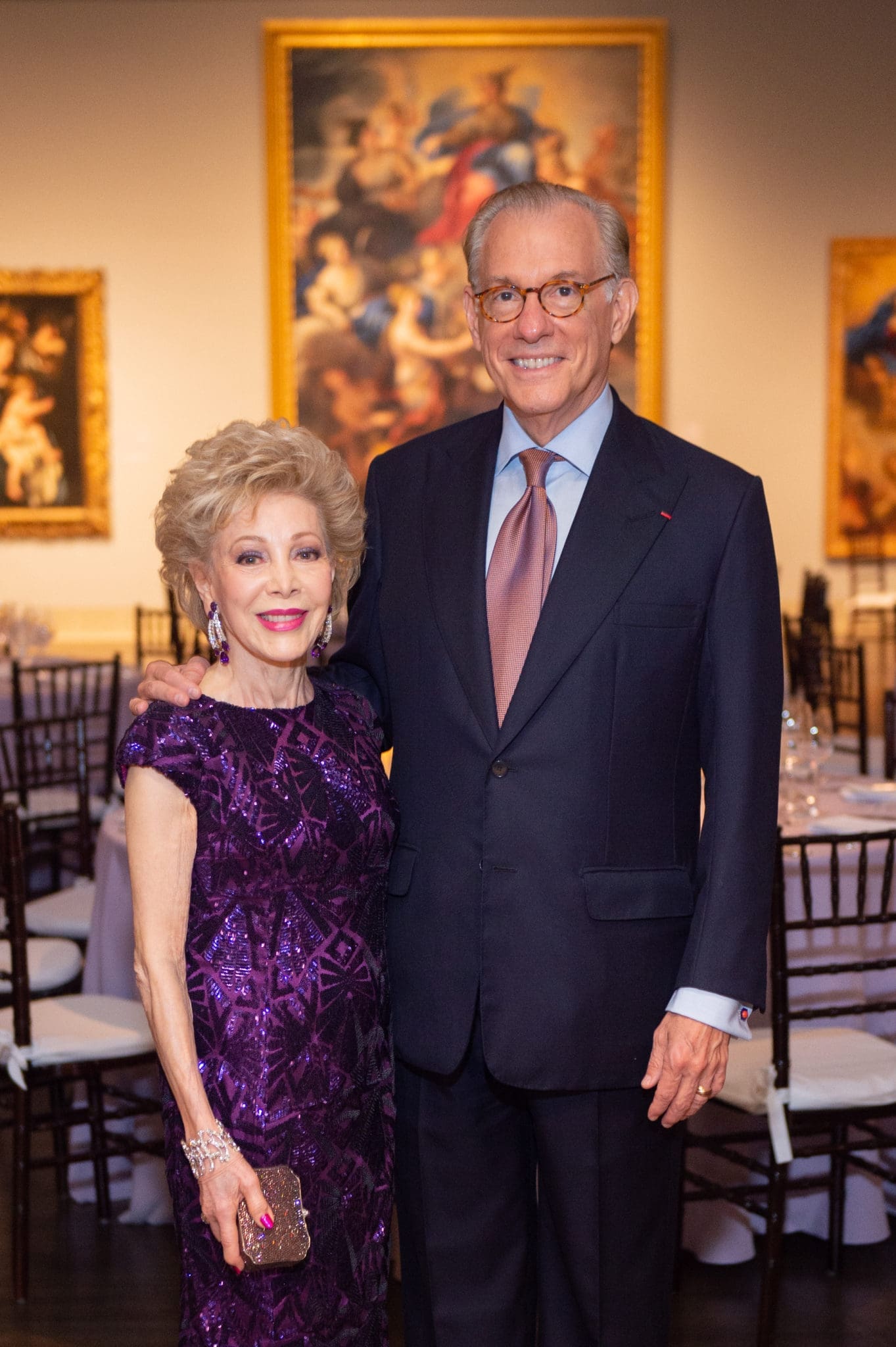 Margaret Alkek Williams, Gary Tinterow (Photo by Wilson Parish)