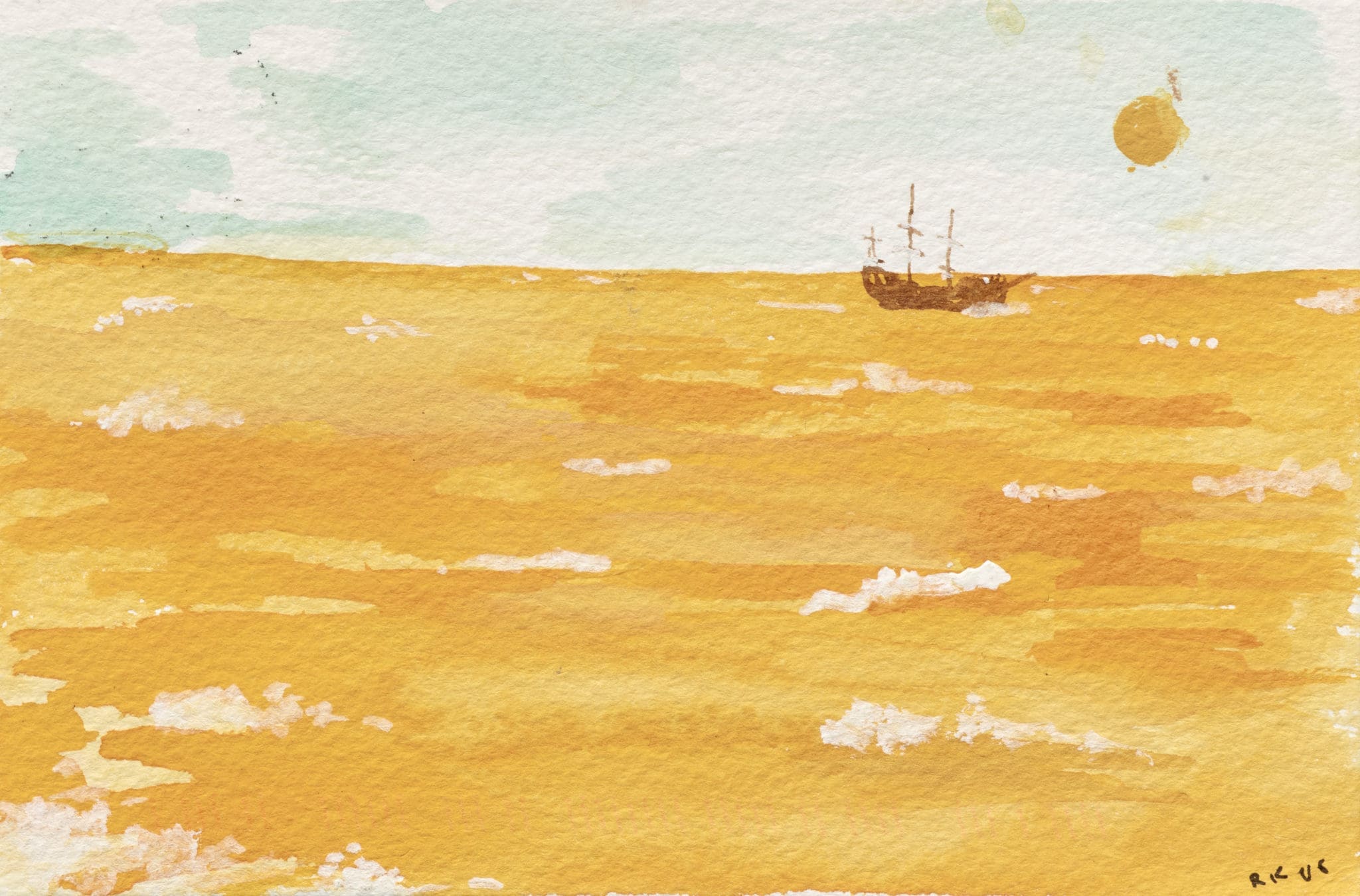 Ragnar Kjartansson, a selection from "Postcards to Marguerite"